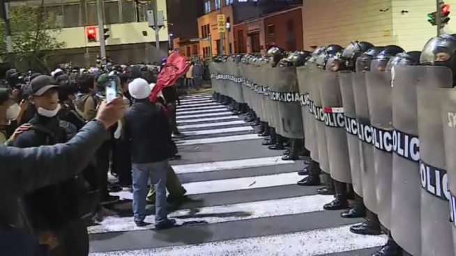 Marcha Nacional hoy, 15 de octubre EN VIVO: policías y manifestantes heridos