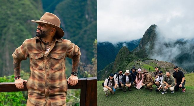 Arcángel queda impresionado por Machu Picchu durante su visita al Cusco | VIDEO