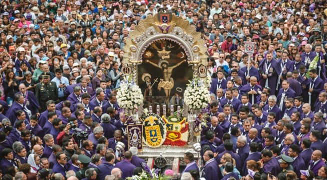 José Jerí rinde homenaje al Señor de los Milagros en Palacio de Gobierno | VIDEO