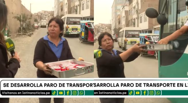 Bodegueros ofrecen galletas y gaseosas a transportistas en medio del paro | VIDEO