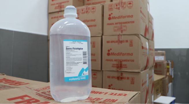 Medifarma es multada con más de 2 millones de soles por distribución de suero fisiológico defectuoso