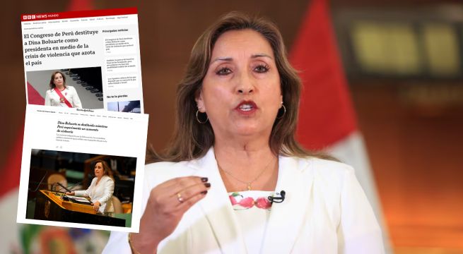 Dina Boluarte: así informa la prensa mundial sobre la vacancia