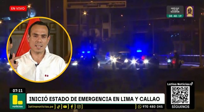 Así fue el inicio del estado de emergencia: José Jerí recorrió calles en Lima