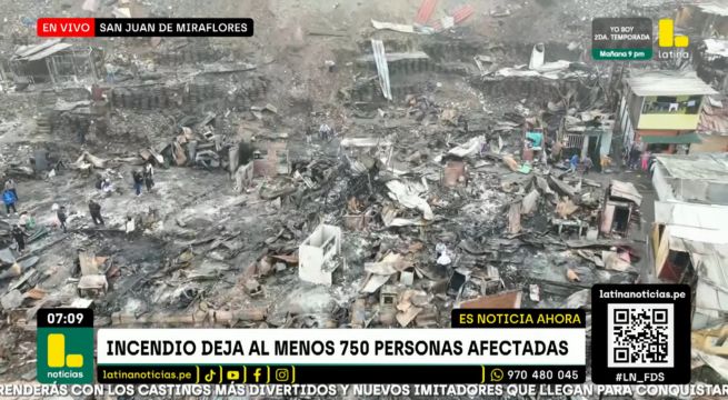 Incendio en Pamplona Alta deja más de 700 personas damnificadas | EN VIVO
