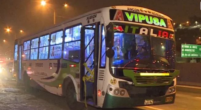 SJM: Bus de la empresa VIPUSA fue atacado a balazos con pasajeros a bordo | VIDEO