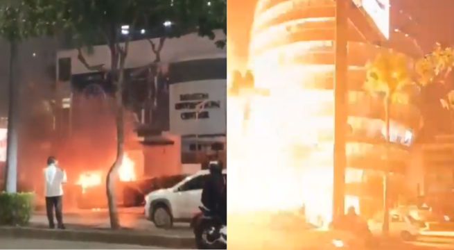 Una persona muerta por coche bomba que explotó frente a centro comercial en Ecuador