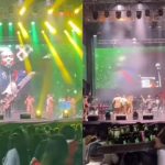 Ráfaga de disparos en pleno concierto de Agua Marina: video captó el momento exacto