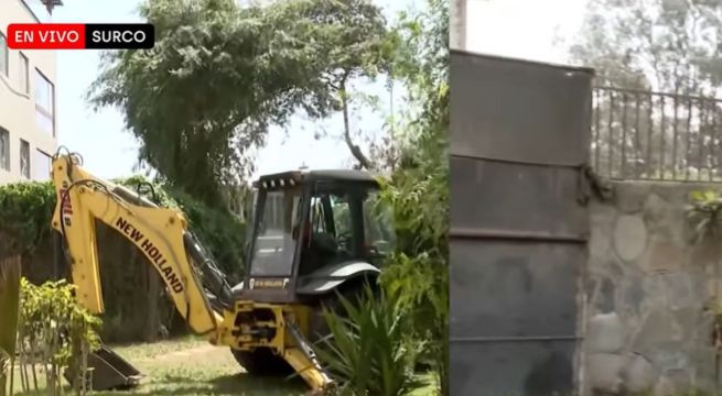 Surco: Municipalidad recupera áreas públicas invadidas en Los Álamos de Monterrico