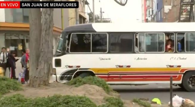 San Juan de Miraflores: chofer resulta herido tras ataque a balazos