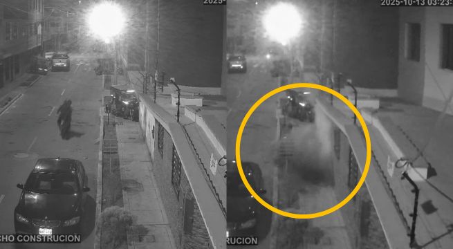 Delincuentes detonan granada en la casa de un periodista en Huaral | VIDEO