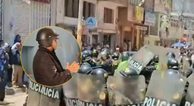 Phillip Butters es atacado con huevos y piedras tras salir de una radio en Puno | VIDEO