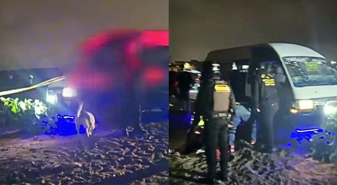 Chofer muere tras ataque a balazos contra combi llena de pasajeros