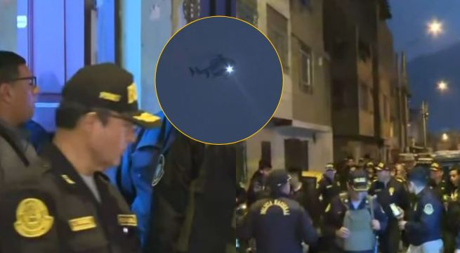 Más de 850 policías, drones y helicópteros tomaron Barrios Altos en megaoperativo contra bandas criminales