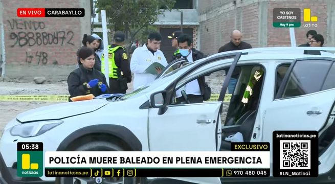 Carabayllo: policía muere a balazos en segundo día de estado de emergencia