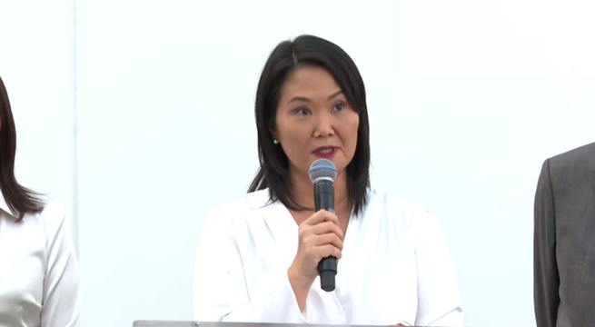 Keiko Fujimori anunciará 