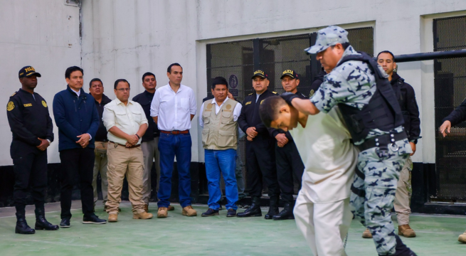 Gobierno traslada a más de 40 reos de alta peligrosidad al nuevo pabellón de máxima seguridad en Ancón I