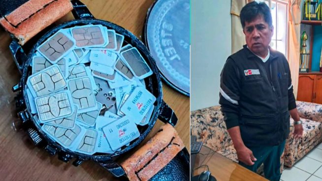 Detienen a docente en Penal de Socabaya cuando ingresaba con 55 chips