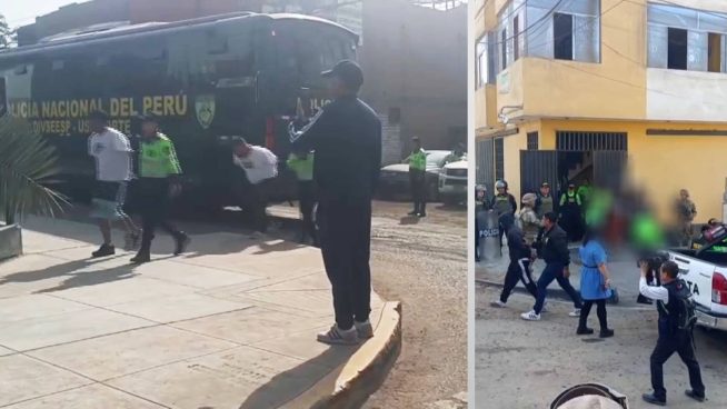 Policía interviene a más de 20 personas en edificio de Puente Piedra