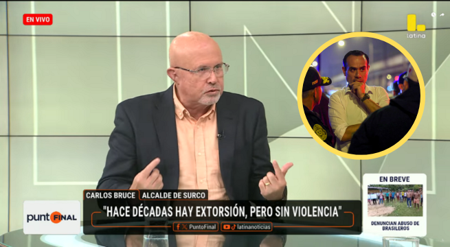 Carlos Bruce sobre la lucha contra la extorsión: “Por primera vez el presidente se ha comprado el pleito”