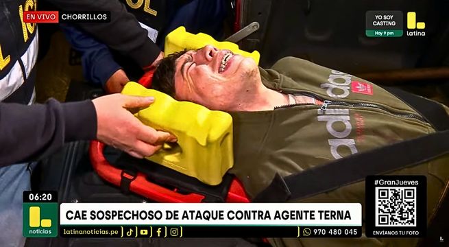 Acusado de balear a policía se lanza del tercer piso para evitar su captura