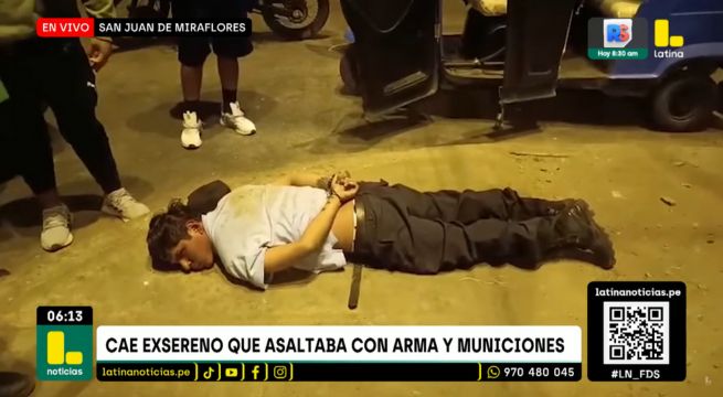 Arrestan a extrabajador municipal tras robar con arma de fuego