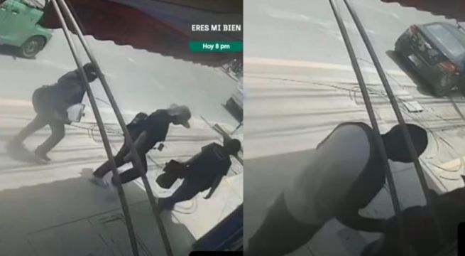 San Juan de Lurigancho: delincuentes asaltan a brigadistas del Minsa  en plena vía pública