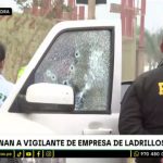 Vigilante de empresa de ladrillos fue asesinado a balazos en la puerta de su trabajo