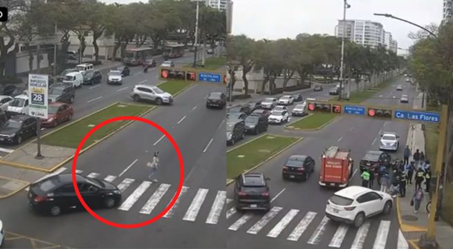 Conductor que atropelló a joven en San Isidro no fue detenido | VIDEO