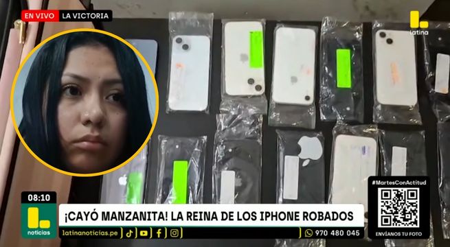 Cayó Rosalía: alias 'Manzanita' era la reina de los iphones robados