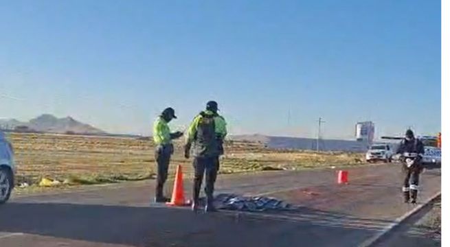 Puno: hombre muere atropellado por varios vehículos en la carretera Juliaca – Huancané