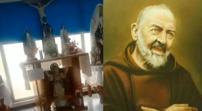 Callao: roban la imagen de San Pío del hospital Barton y devotos piden su devolución