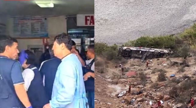 Bus cae a un abismo en Arequipa: chofer de camioneta habría manejado bajo los efectos del alcohol