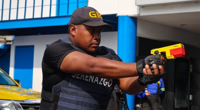 Serenos podrán usar pistolas eléctricas y cámaras corporales tras autorización del Gobierno
