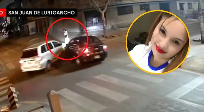 Joven que fue atropellada por dos carros en SJL fue identificada y está en UCI