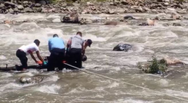 Huaraz: hallan cuerpo de hombre desaparecido hace siete días en el río Santa