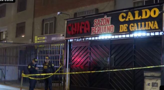 Sicario irrumpe en chifa y asesina a cocinero en pleno horario de atención en San Luis