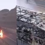 Panamericana Sur: pasajeros salvan de morir tras incendio que consumió bus interprovincial