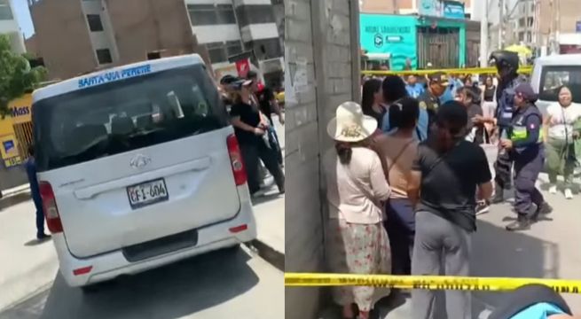 Chaclacayo: sicarios matan a balazos a chofer frente a sus pasajeros