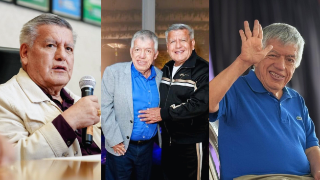 César Acuña visitó la casa allanada de su hermano Óscar Acuña, buscado por la PNP