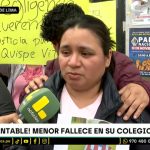 Estudiante de 14 años muere dentro de su colegio en Barrios Altos | VIDEO