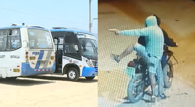 Extorsionadores balean cochera de empresa de transporte en Ventanilla