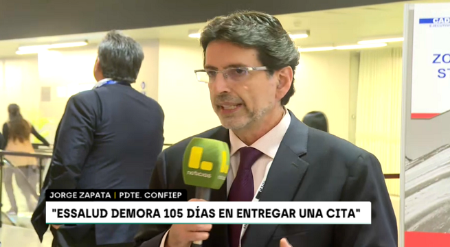 Presidente de la Confiep: 