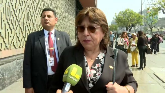 Delia Espinoza acude al Ministerio Público y dice que la JNJ está en desobediencia | VIDEO