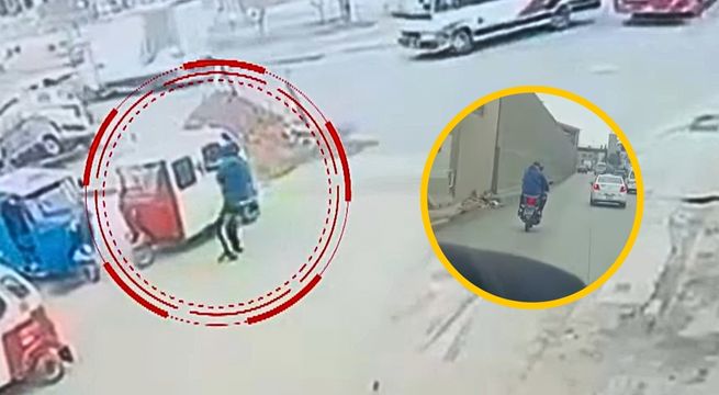 Sicarios disparan a serenos tras acribillar a mototaxista en Villa María del Triunfo