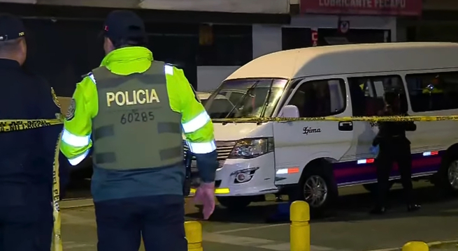Sicarios matan a conductor de transporte público en pleno recorrido