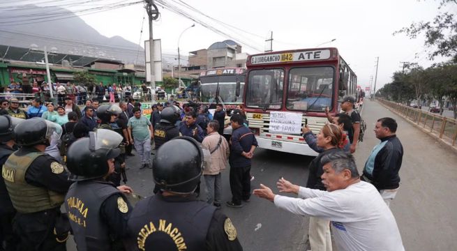 Advierten paro de transportistas de 48 horas si hay un nuevo ataque contra buses