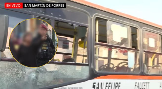 SMP: sicarios balean bus y graban a chofer para enviar amenaza a sus colegas
