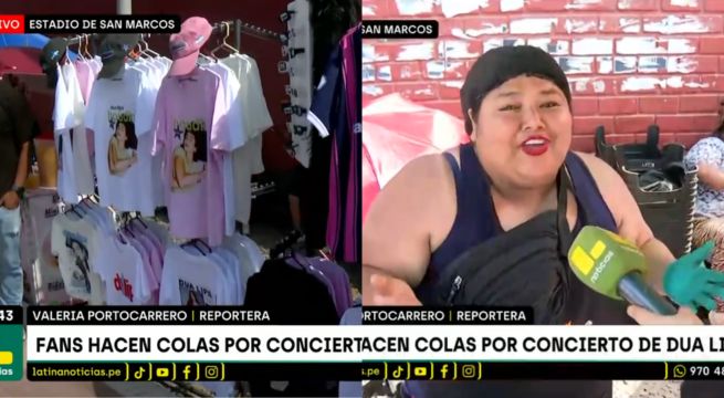 Dua Lipa en Lima: cientos de fanáticos esperan el concierto de esta noche