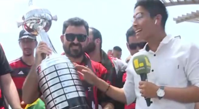Médico hincha de Flamengo reprogramó cita de sus pacientes para venir a la final de Copa Libertadores