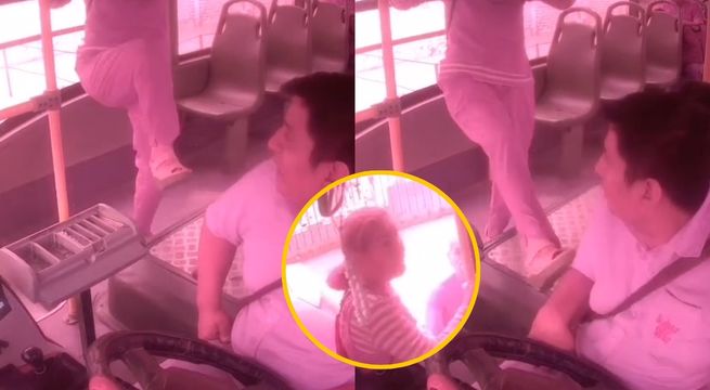 Pasajera agrede e insulta a chofer porque no la dejó en su paradero | VIDEO